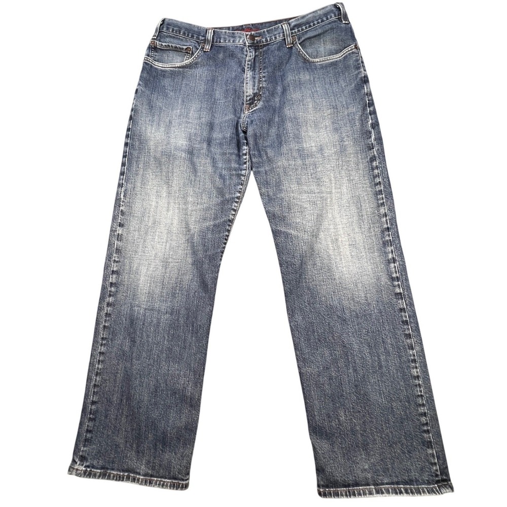 Eddie Bauer Blue Original Straight Fit Denim Jeans Mens 34x30